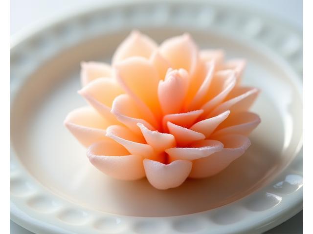 繊細な練り切り、季節の花を模した美しい和菓子