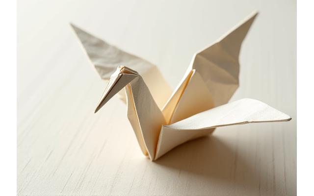 精巧な折り紙作品