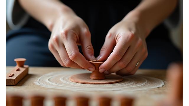 伝統工芸品を作る職人
