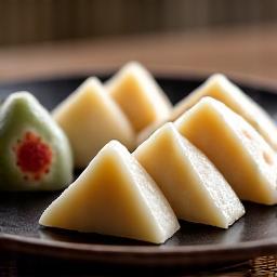 京都の伝統的な八つ橋の生菓子
