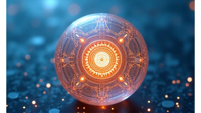 個人情報保護のシンボルマーク、日本の伝統的な組子細工のようなデザインで守られているデータ